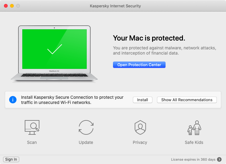 kaspersky security for mac review
